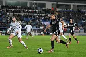 Real Madrid Women V Arsenal Women 2024-25 Prints: Real Madrid CF v Arsenal FC - UEFA Women's Champions League Quarter Finals First Leg Real Madrid CF v Arsenal FC
