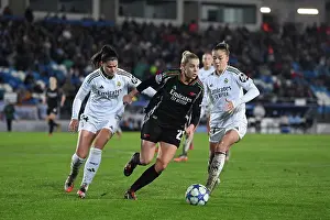 Real Madrid Women V Arsenal Women 2024-25 Prints: Real Madrid CF v Arsenal FC - UEFA Women's Champions League Quarter Finals First Leg Real Madrid CF v Arsenal FC