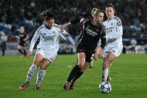 Real Madrid Women V Arsenal Women 2024-25 Prints: Real Madrid CF v Arsenal FC - UEFA Women's Champions League Quarter Finals First Leg Real Madrid CF v Arsenal FC
