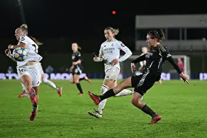 Real Madrid Women V Arsenal Women 2024-25 Prints: Real Madrid CF v Arsenal FC - UEFA Women's Champions League Quarter Finals First Leg Real Madrid CF v Arsenal FC