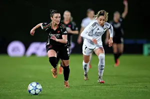 Real Madrid Women V Arsenal Women 2024-25 Prints: Real Madrid CF v Arsenal FC - UEFA Women's Champions League Quarter Finals First Leg Real Madrid CF v Arsenal FC