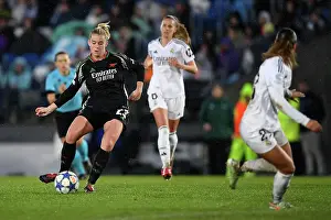 Real Madrid Women V Arsenal Women 2024-25 Prints: Real Madrid CF v Arsenal FC - UEFA Women's Champions League Quarter Finals First Leg Real Madrid CF v Arsenal FC