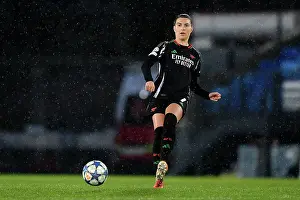 Real Madrid Women V Arsenal Women 2024-25 Prints: Real Madrid CF v Arsenal FC - UEFA Women's Champions League Quarter Finals First Leg Real Madrid CF v Arsenal FC