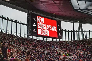 Arsenal Women V Chelsea Women 2023-24 Prints: Record-Breaking WSL Attendance: Arsenal FC vs. Chelsea FC (2023-24)