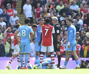 Red Card for Xhaka: Manchester City vs. Arsenal, Premier League 2021-22