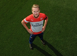 Reece Watson Arsenal Groundsman. Arsenal 1st Team Photocall. Emirates Stadium, 7/8/14 Reece Watson Arsenal Groundsman. Arsenal 1st Team Photocall. Emirates Stadium, 7/8/14