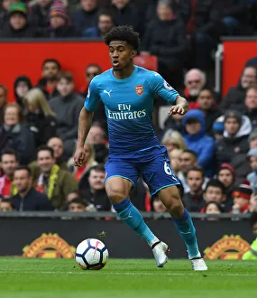 Manchester United V Arsenal 2017-18 Prints: Reiss Nelson in Action: Arsenal vs. Manchester United, Premier League 2017-18