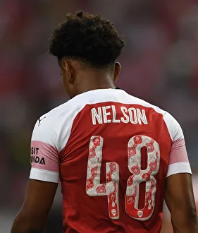 Arsenal V Atletico Madrid 2018-19 Prints: Reiss Nelson in Action: Arsenal vs Atletico Madrid, International Champions Cup 2018