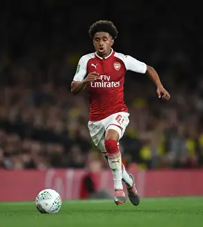 Reiss Nelson in Action: Arsenal vs Norwich City - Carabao Cup Fourth Round, 2017-18
