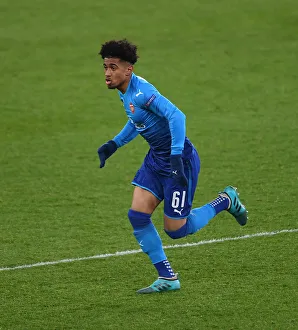 Arsenal V Östersunds FK 2017-18 Prints: Reiss Nelson in Action: Arsenal vs Östersunds FK, UEFA Europa League 2017-18