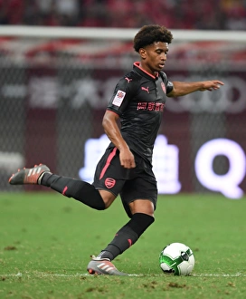 Bayern Munich V Arsenal 2017-18 Prints: Reiss Nelson in Action: Bayern Munich vs. Arsenal, Shanghai Pre-Season Friendly 2017