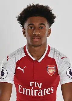 Reiss Nelson at Arsenal First Team Photocall (2017-18)