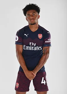 1st Team Photo-call 2018/19 Prints: Reiss Nelson at Arsenal's 2018/19 First Team Photo Call
