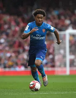 Arsenal V Benfica - Emirates Cup 2017-18 Prints: Reiss Nelson: Arsenal's Breakout Star Shines in Emirates Cup Victory over Benfica