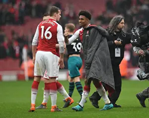 Arsenal V Southampton 2017-18 Prints: Reiss Nelson: Arsenal's Rising Star in Action Against Southampton (April 2018)