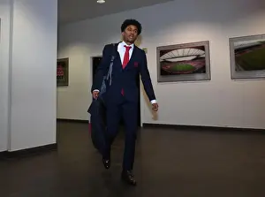 Arsenal V Crystal Palace 2017-18 Prints: Reiss Nelson: Arsenal's Rising Star Before the Crystal Palace Clash