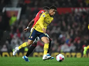 Manchester United V Arsenal 2019-20 Prints: Reiss Nelson Breaks Past Fred: Manchester United vs
