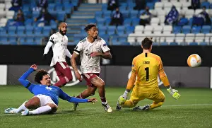 Molde FK V Arsenal 2020-21 Prints: Reiss Nelson Scores Arsenal's Second Goal: Molde FK vs Arsenal FC