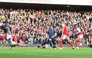 Arsenal v Nottingham Forest 2022-23 Collection: Reiss Nelson Scores His Second Goal: Arsenal's Victory over Nottingham Forest in the 2022-23