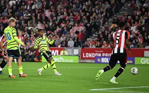 Reiss Nelson Scores the Shocking Upset: Arsenal's Victory over Brentford in Carabao Cup Third Round