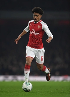 Arsenal V West Ham United - Carabao Cup 2017-18 Prints: Reiss Nelson Shines: Arsenal vs. West Ham United, Carabao Cup Quarterfinals