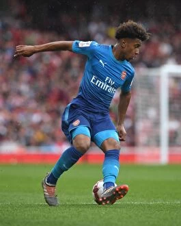 Arsenal v Benfica - Emirates Cup 2017-18 Collection: Reiss Nelson Shines in Arsenal's Emirates Cup Victory over SL Benfica
