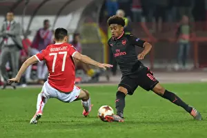 Reiss Nelson vs Marko Gobijic: Battle at Rajko Mitic Stadium - Arsenal vs Crvena Zvezda, Europa League 2017