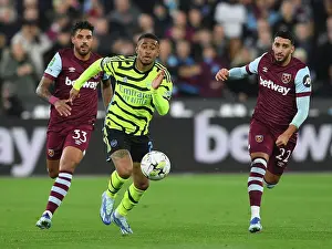 Reiss Nelson vs Said Benrahma: Battle in the Carabao Cup - West Ham United vs Arsenal, 2023-24