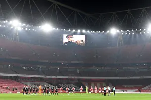 Remembrance Day at Empty Emirates Stadium: Arsenal vs. Aston Villa, Premier League 2020-21