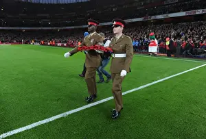 Arsenal V Tottenham Hotspur 2015-16 Prints: Remembrance Day Tribute: Arsenal and Tottenham Honor Fallen Heroes (Arsenal vs)