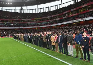 Arsenal V Wolverhampton Wanderers 2018-19 Prints: Remembrance Sunday at Arsenal: Honor and Tribute with the Royal Artillery