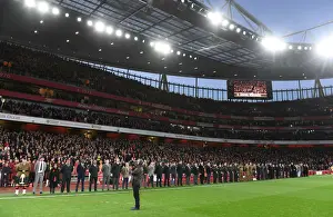 Arsenal V Wolverhampton Wanderers 2018-19 Prints: Remembrance Sunday: Royal Artillery Tribute at Arsenal vs. Wolverhampton Wanderers