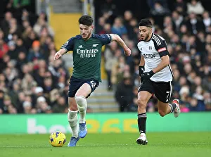 Rice vs. Jimenez: Intense Clash in Fulham vs. Arsenal Premier League Showdown (2023-24)