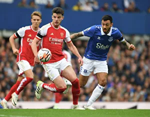 Everton V Arsenal 2023-24 Prints: Rice vs McNeil: Everton vs Arsenal, Premier League Showdown (2023-24)