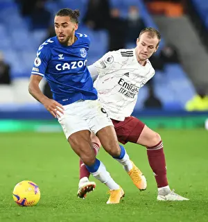 Everton V Arsenal 2020-21 Prints: Rivalry Renewed: Holding vs Calvert-Lewin in Everton vs Arsenal Premier League Clash