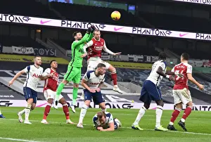 Tottenham Hotspur V Arsenal 2020-21 Prints: Rivalry Renewed: Holding vs. Lloris in the Battle of North London (Tottenham vs)