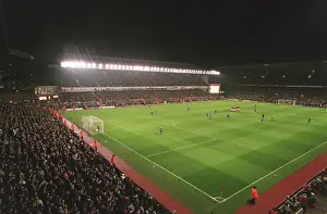Highbury Stadium Prints: The Rivalry Unyielding: Arsenal vs Manchester United's Scoreless Battle at Highbury (2006)