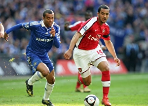 Arsenal V Chelsea FA Cup 2008-09 Prints: The Rivalry: Walcott vs. Cole - Arsenal vs