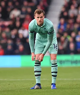AFC Bournemouth V Arsenal 2018-19 Prints: Rob Holding in Action: Arsenal vs. AFC Bournemouth, Premier League 2018-19