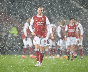 Rob Holding in Action: Arsenal vs. West Bromwich Albion, Premier League 2020-21