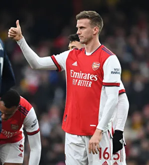 Rob Holding in Action: Arsenal vs. Burnley, Premier League 2021-22