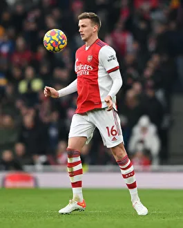 Rob Holding in Action: Arsenal vs. Burnley, Premier League 2021-22