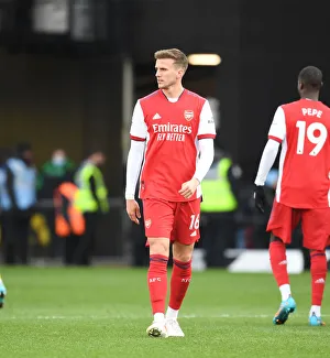 Watford V Arsenal 2021-22 Prints: Rob Holding in Action: Arsenal vs. Watford, Premier League 2021-22
