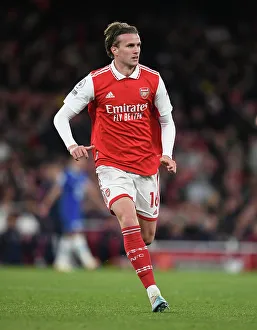 Rob Holding in Action: Arsenal vs. Chelsea, Premier League 2022-23