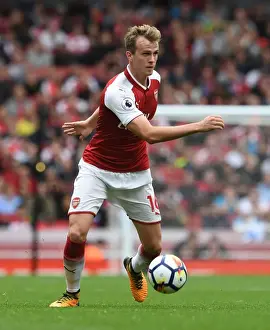 Arsenal V Brighton And Hove Albion 2017-18 Prints: Rob Holding in Action: Arsenal vs Brighton & Hove Albion, Premier League 2017-18