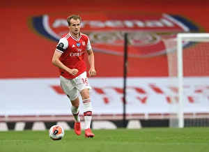 Arsenal V Norwich City 2019-20 Prints: Rob Holding in Action: Arsenal vs Norwich City, Premier League 2019-2020