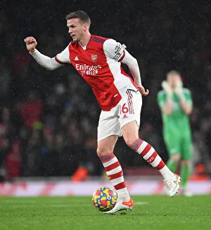 Rob Holding in Action: Arsenal vs Southampton, Premier League 2021-22