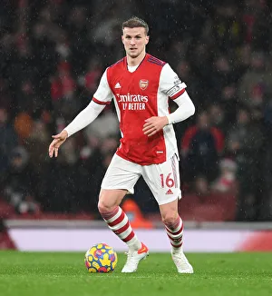 Rob Holding in Action: Arsenal vs Southampton, Premier League 2021-22