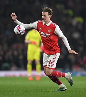 Rob Holding in Action: Arsenal vs Southampton, Premier League 2022-23
