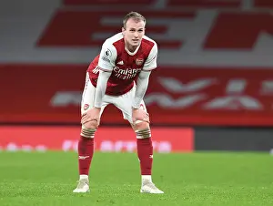Arsenal V Southampton 2020-21 Prints: Rob Holding in Action: Arsenal vs Southampton (Premier League 2020-21) at Emirates Stadium